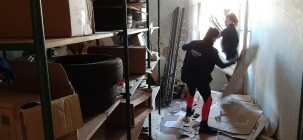 Vyklizení budovy čp. 10 a rozloučení se starou hospodou