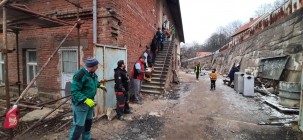 Vyklizení budovy čp. 10 a rozloučení se starou hospodou