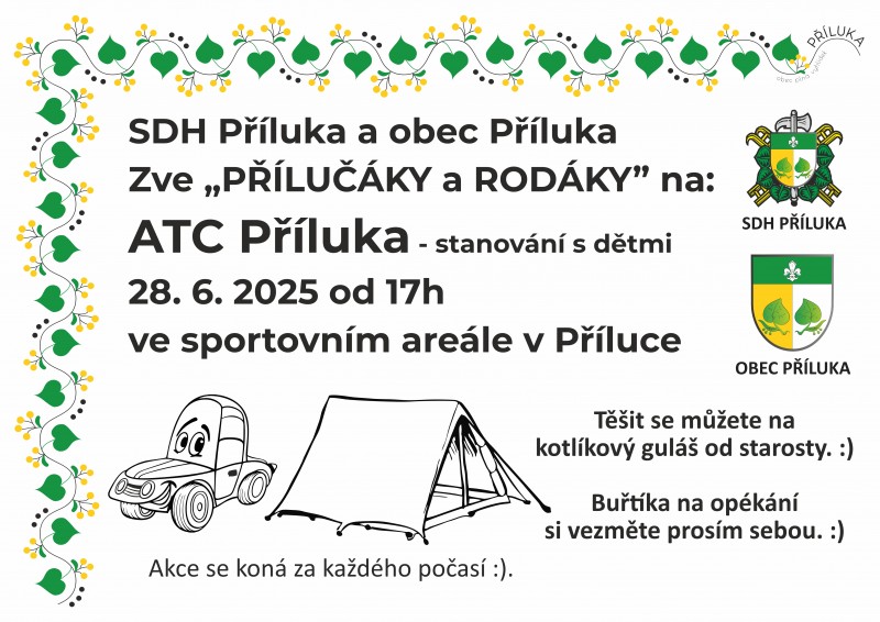 stanování s dětmi